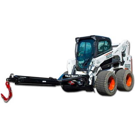 skid steer teleboom 200|boom attachment for skid steer.